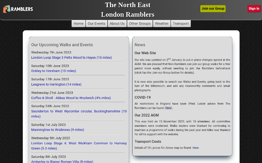 North East London Ramblers